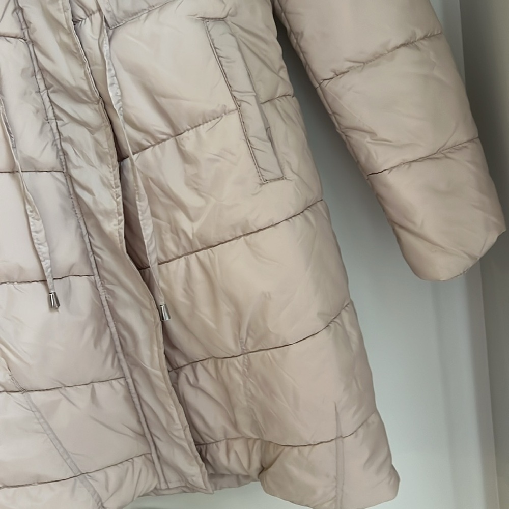 NWT Sun Miss Collection Ladies Faux Fur Trimmed Hooded PufferJacket - Picture 5 of 7